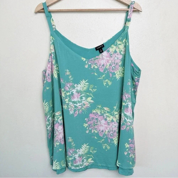 Torrid Womens Size 2X  Sophie Challis Double Layer Swing Cami - Picture 2 of 13